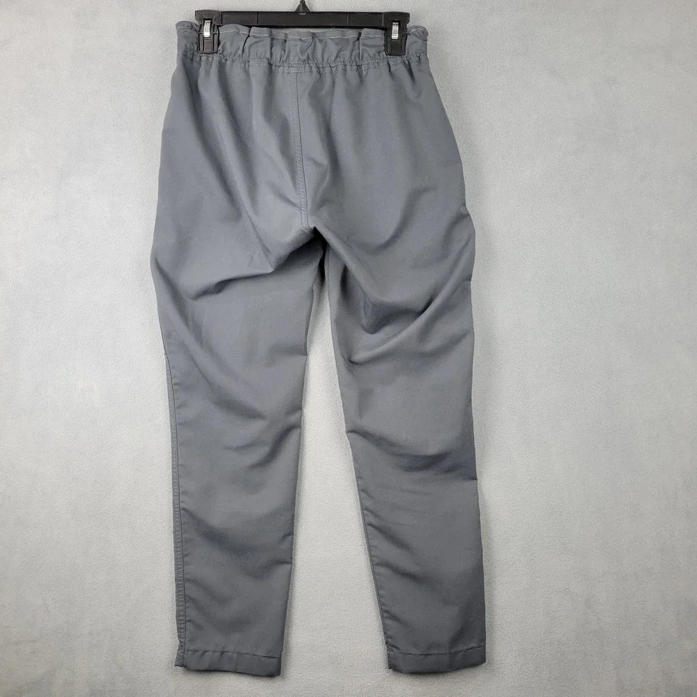 Scrubstar Scrub Pants Womens‎ XS Gray Stretch Medical Straight Leg Drawstring
